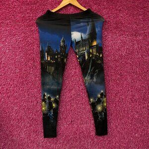 Harry Potter Hogwarts-Themed Graphic Leggings XS
